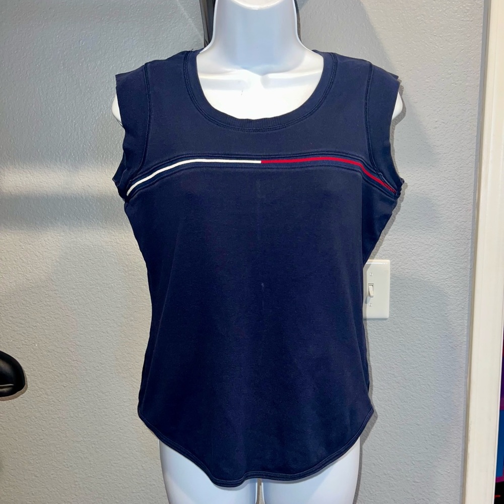 VTG Tommy Hilfiger Blue Sleeveless Tank Top - 1W